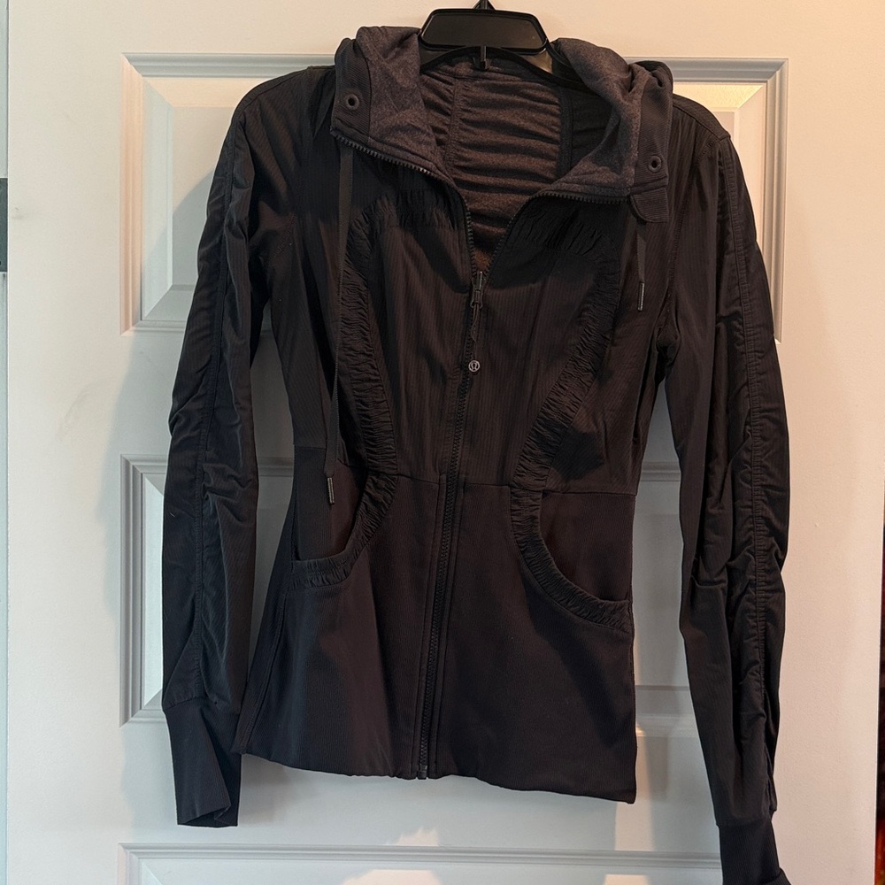 Lululemon Black Hooded Jacket